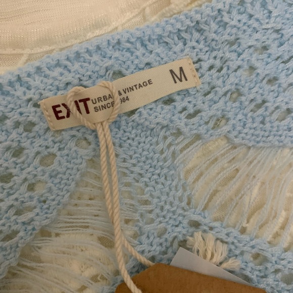 EXIT Crochet Tank Top M - Picture 3 of 7
